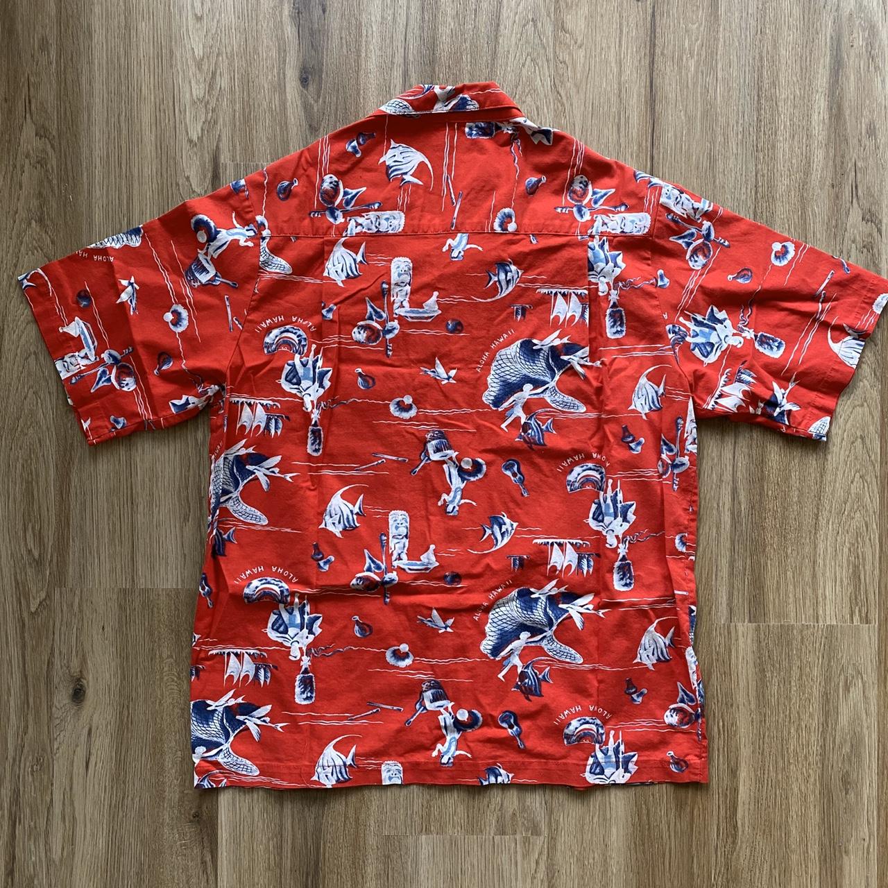 vintage 80s “Aloha” hawaiian shirt, single stitched... - Depop