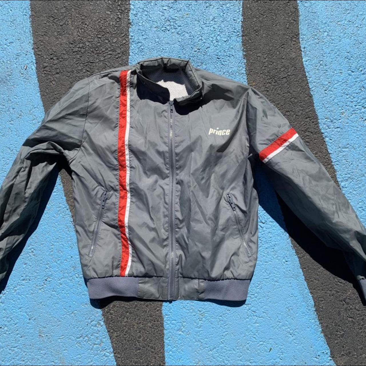 Prince Men's Grey and Red Jacket
