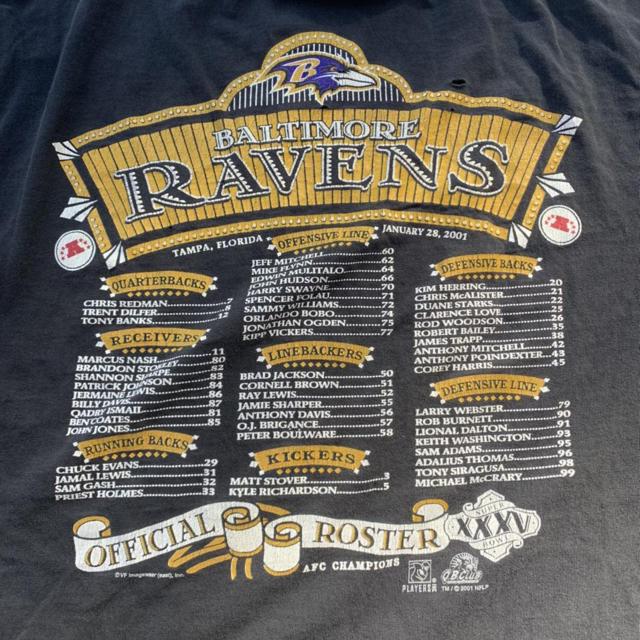 Vintage Baltimore Ravens Super Bowl Champions Shirt - Depop