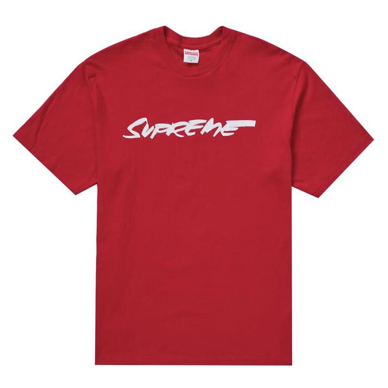 Futura supreme logo tee Size XL RED - Depop