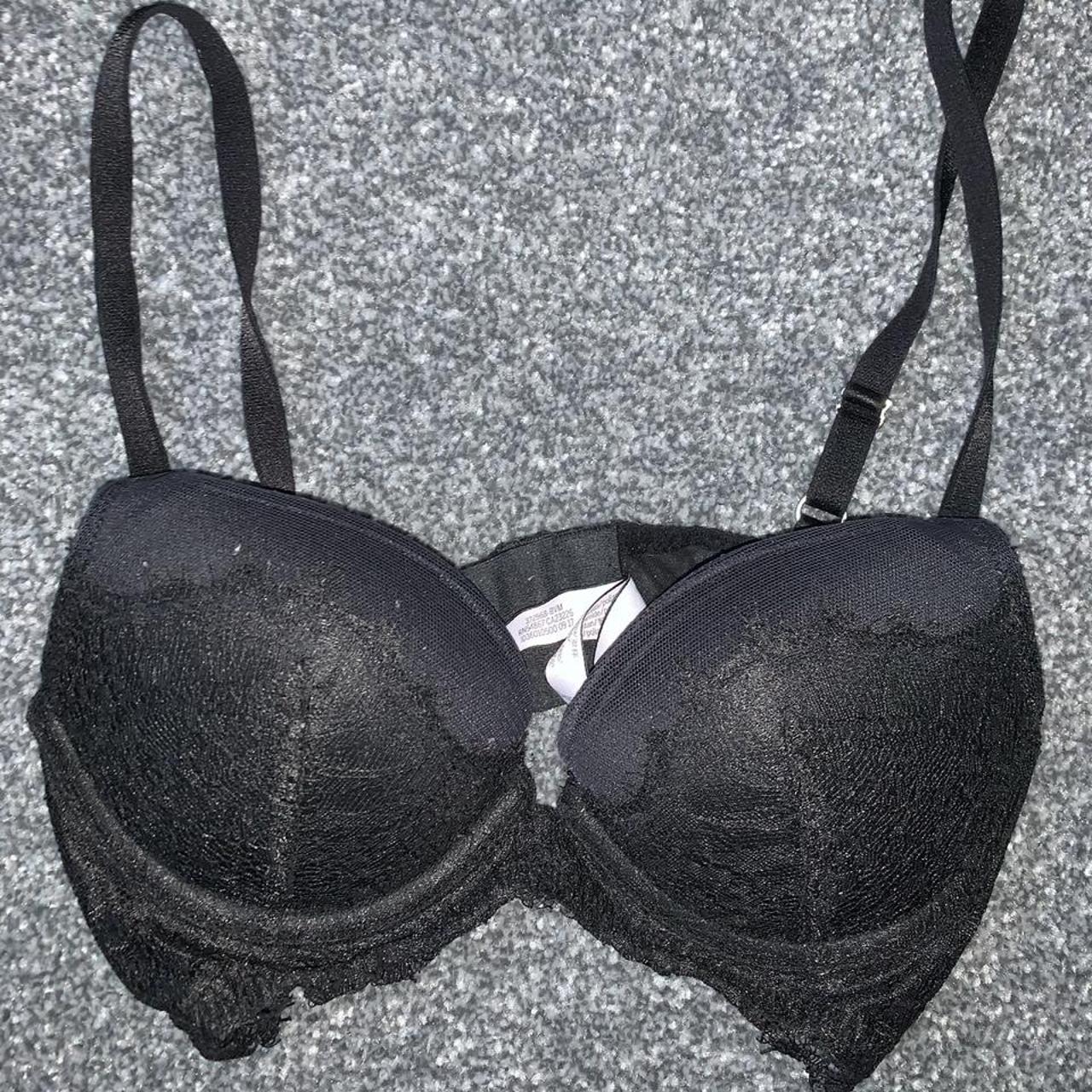 Victorias Secret black padded bra , Size 32A Push up