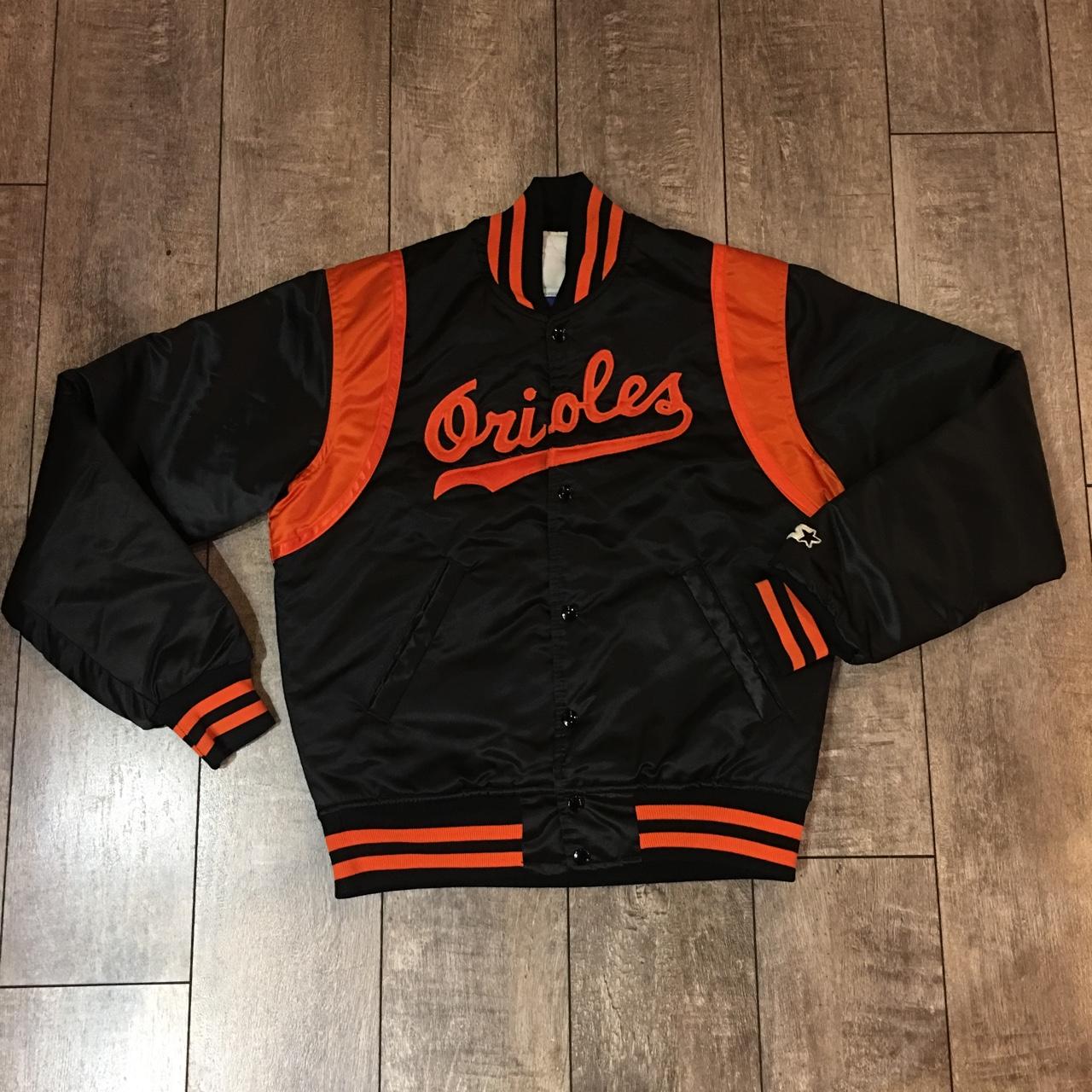 Vintage Starter MLB Baltimore Orioles Puffy Nylon - Depop