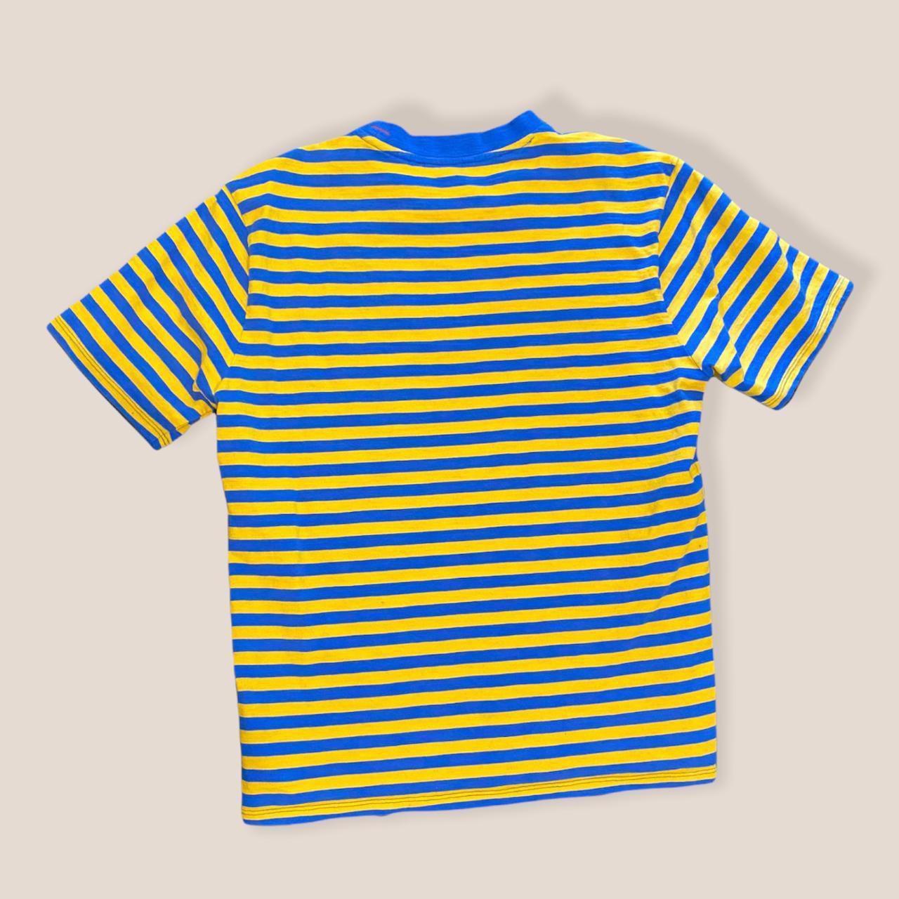 Guess blue and high quality yellow shirt