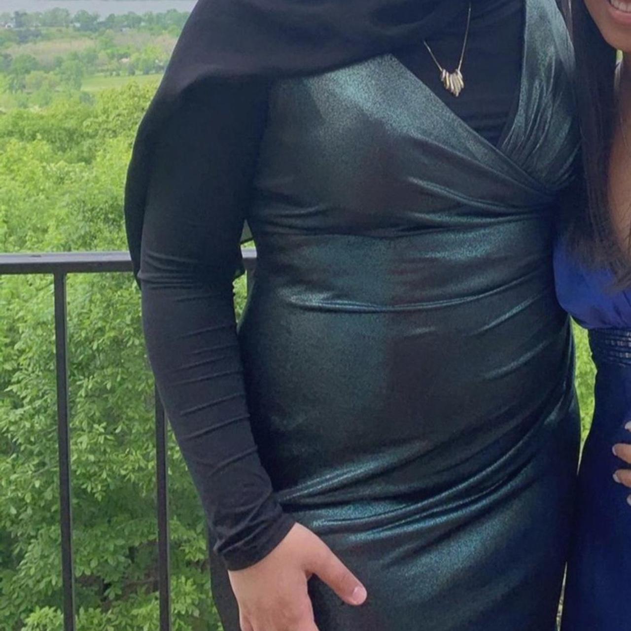 david’s bridal prom dress mermaid fit worn... Depop