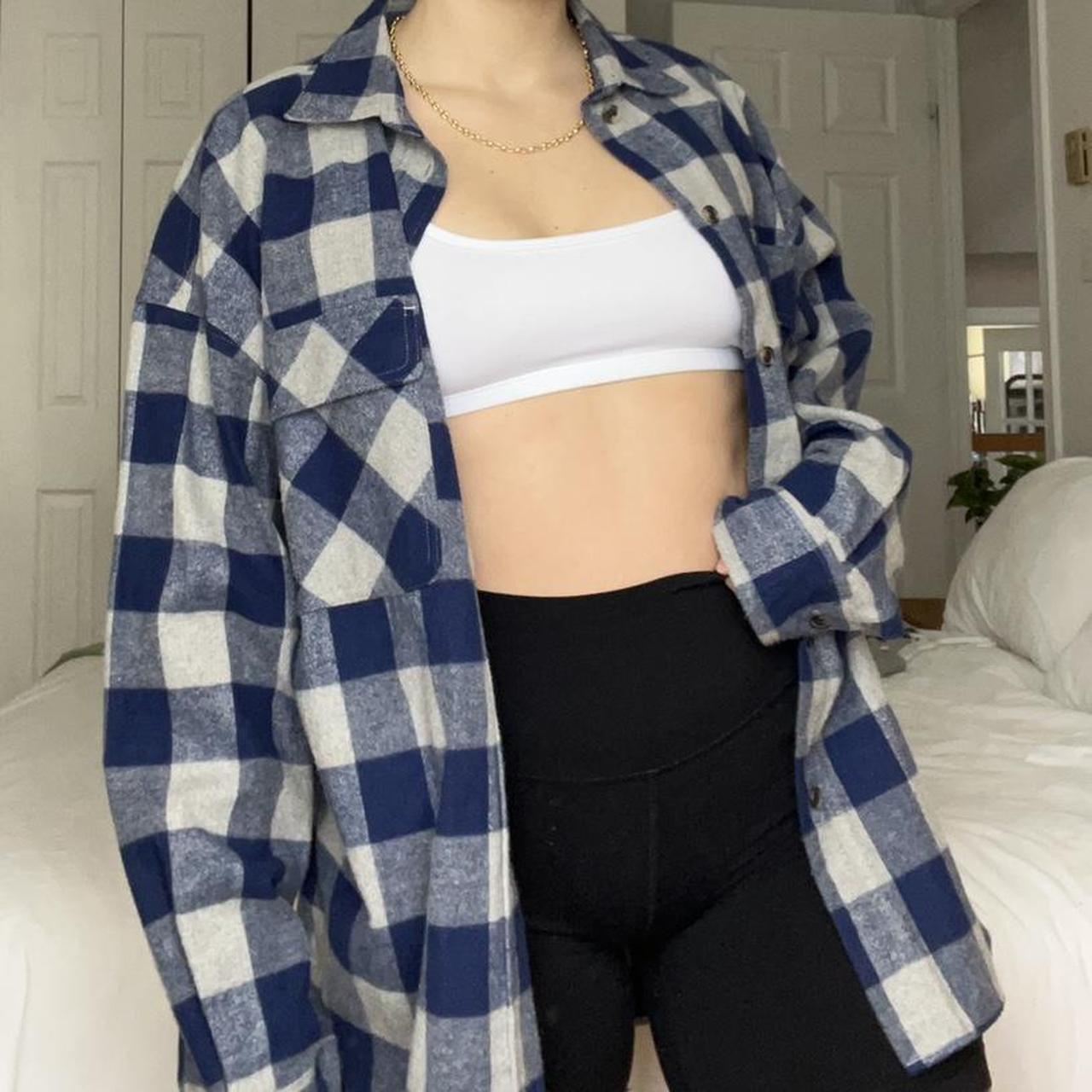 Aritzia the group babaton flannel. Perfect condition... Depop