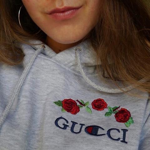 Gucci champion sweatshirt online