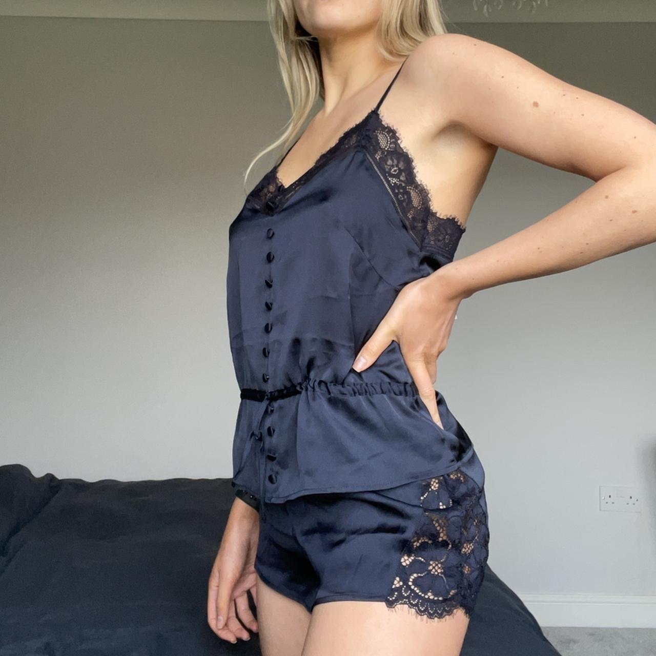 H&m Satin And Lace Pajamas H&m Satin Pajamas Kimono Saten