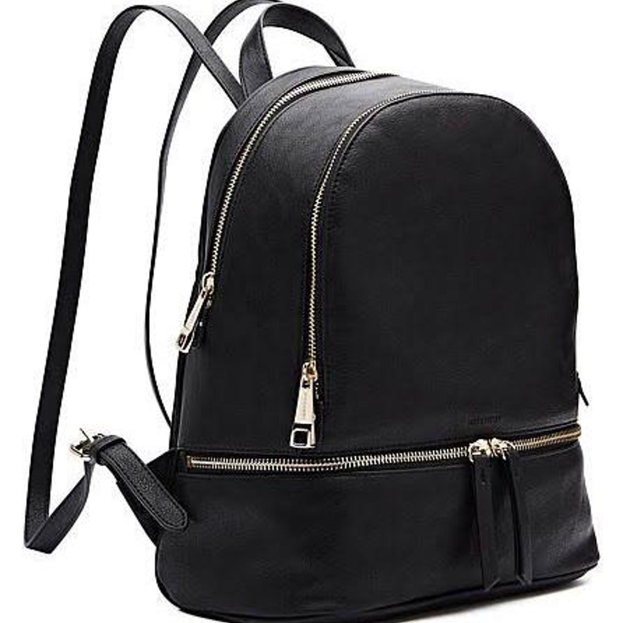 Witchery Black Nadine Mini Backpack has 3 zipper Depop