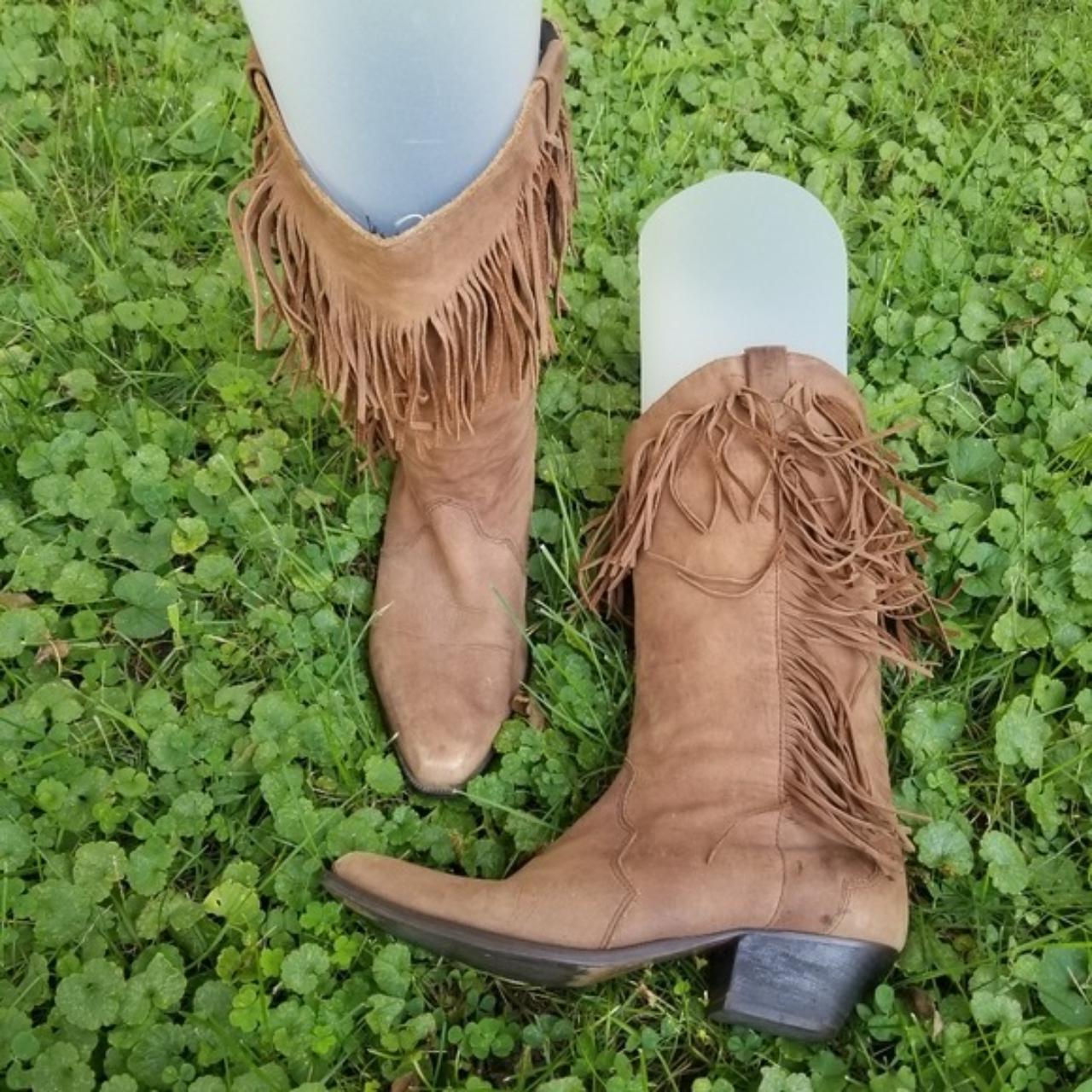 boho fringe boots