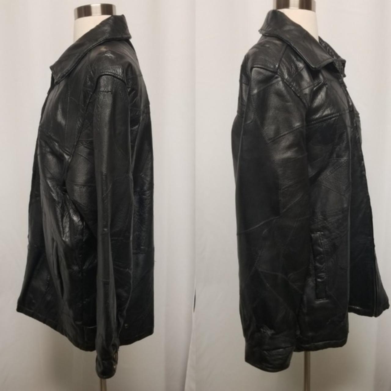 Vintage 90s y2k Patchwork Leather LeWorld Fine... - Depop