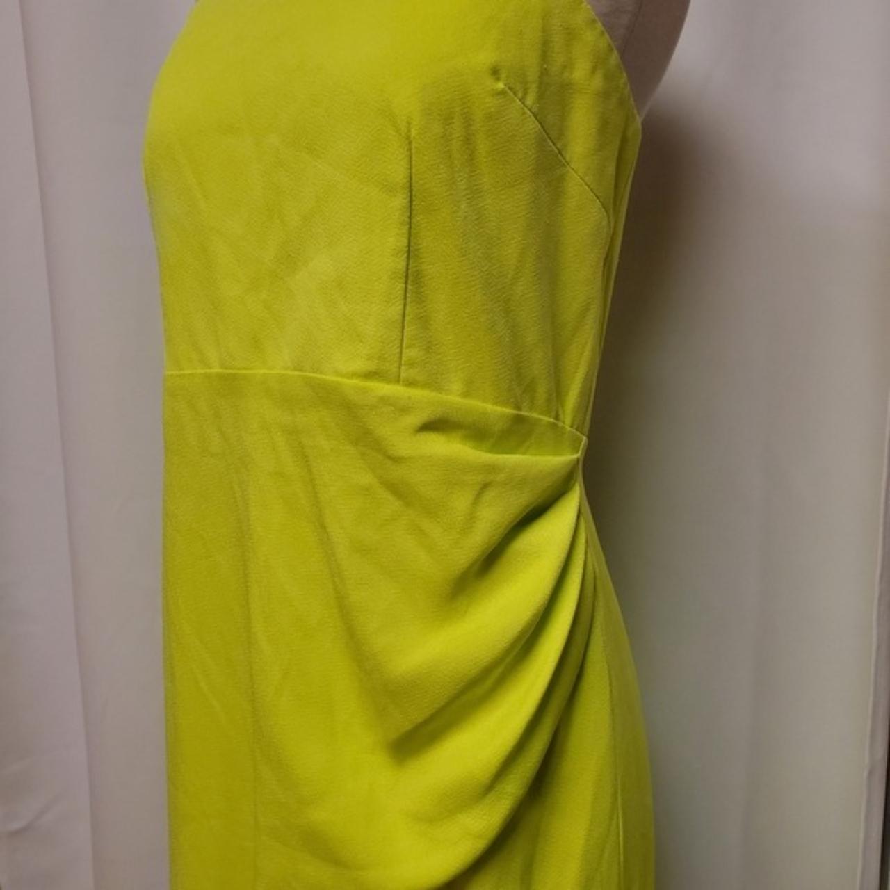 Cushnie For Target Lime Green Chartreuse Strapless... Depop