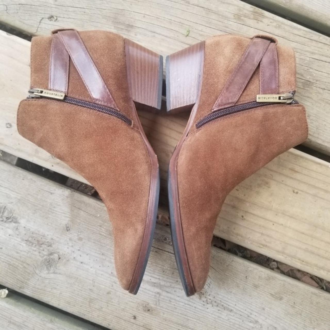 Aquatalia Farin Suede Weatherproof Ankle Boot A Depop