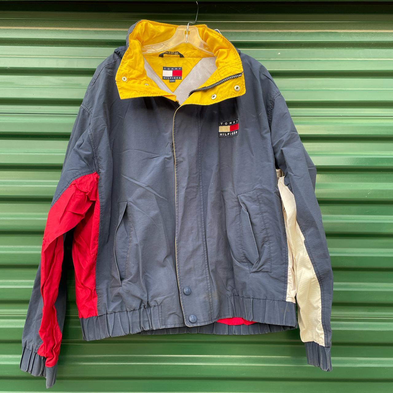 vintage tommy hilfiger rain jacket