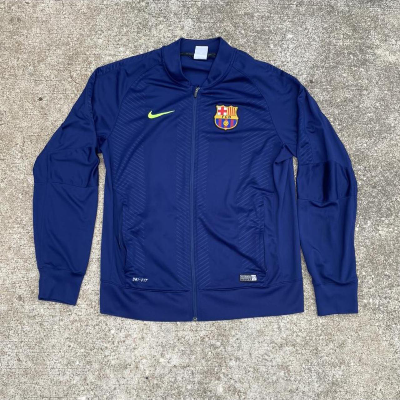 fc barcelona blue jacket