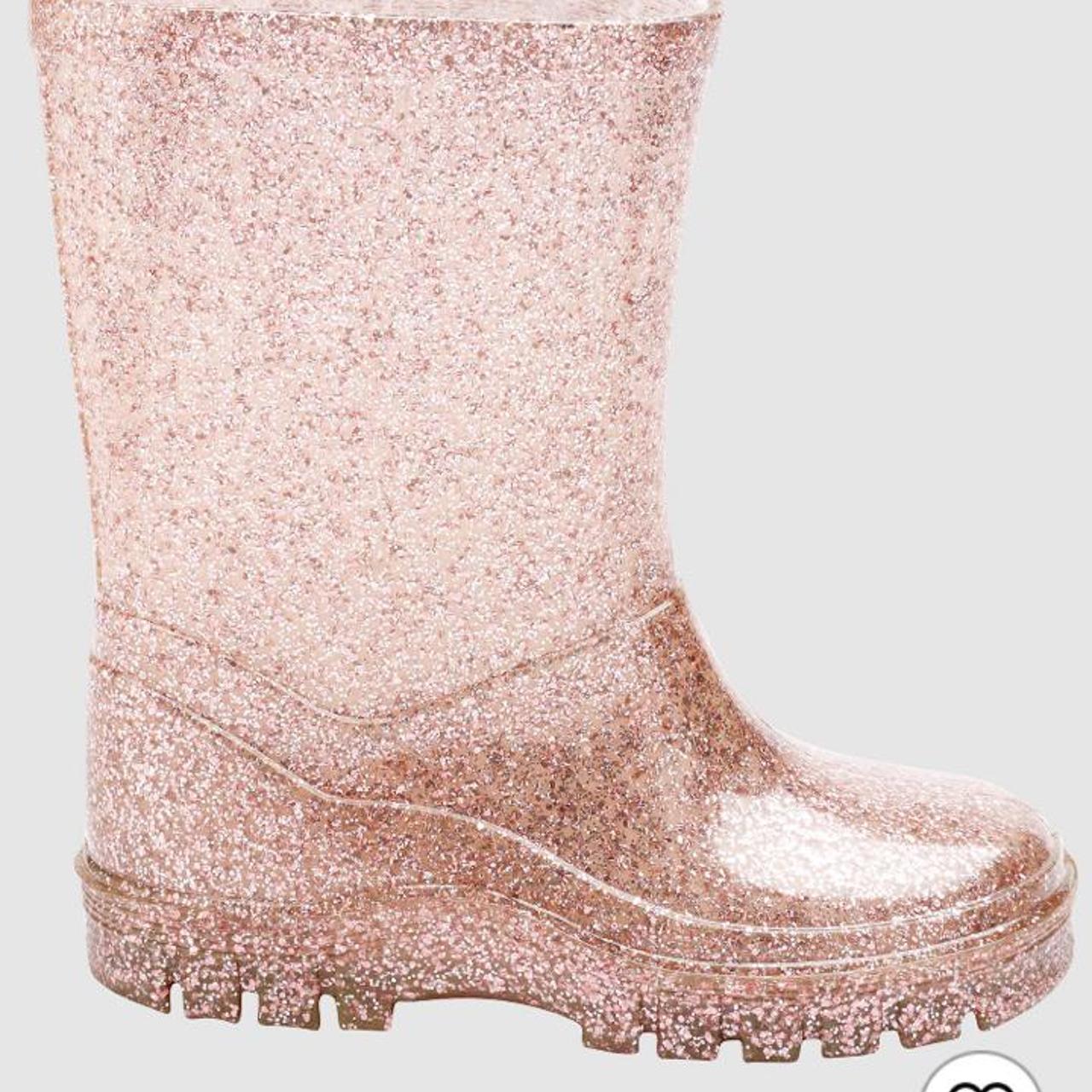 Rose gold hotsell rain boots