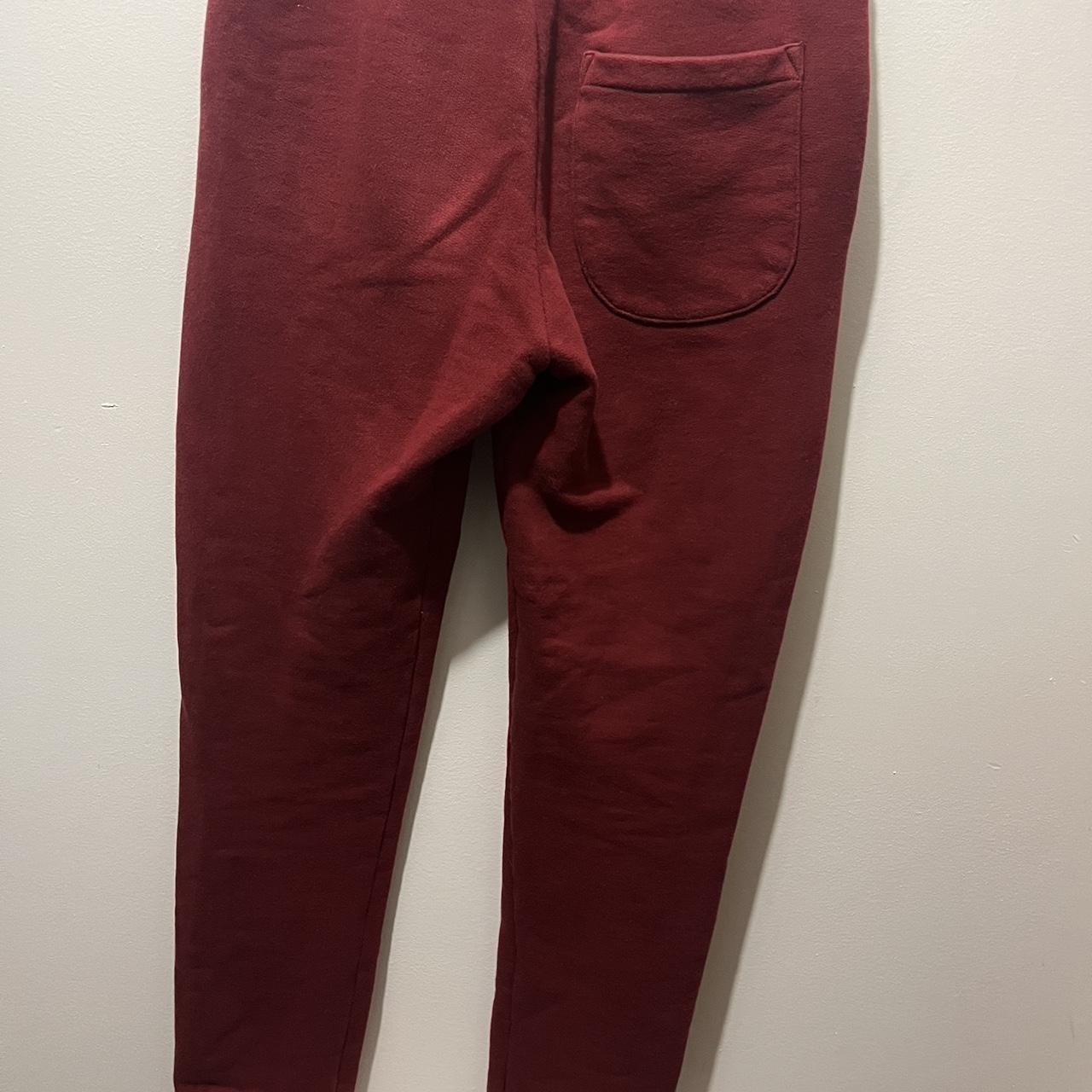 Vetements Men's Burgundy Joggers-tracksuits | Depop