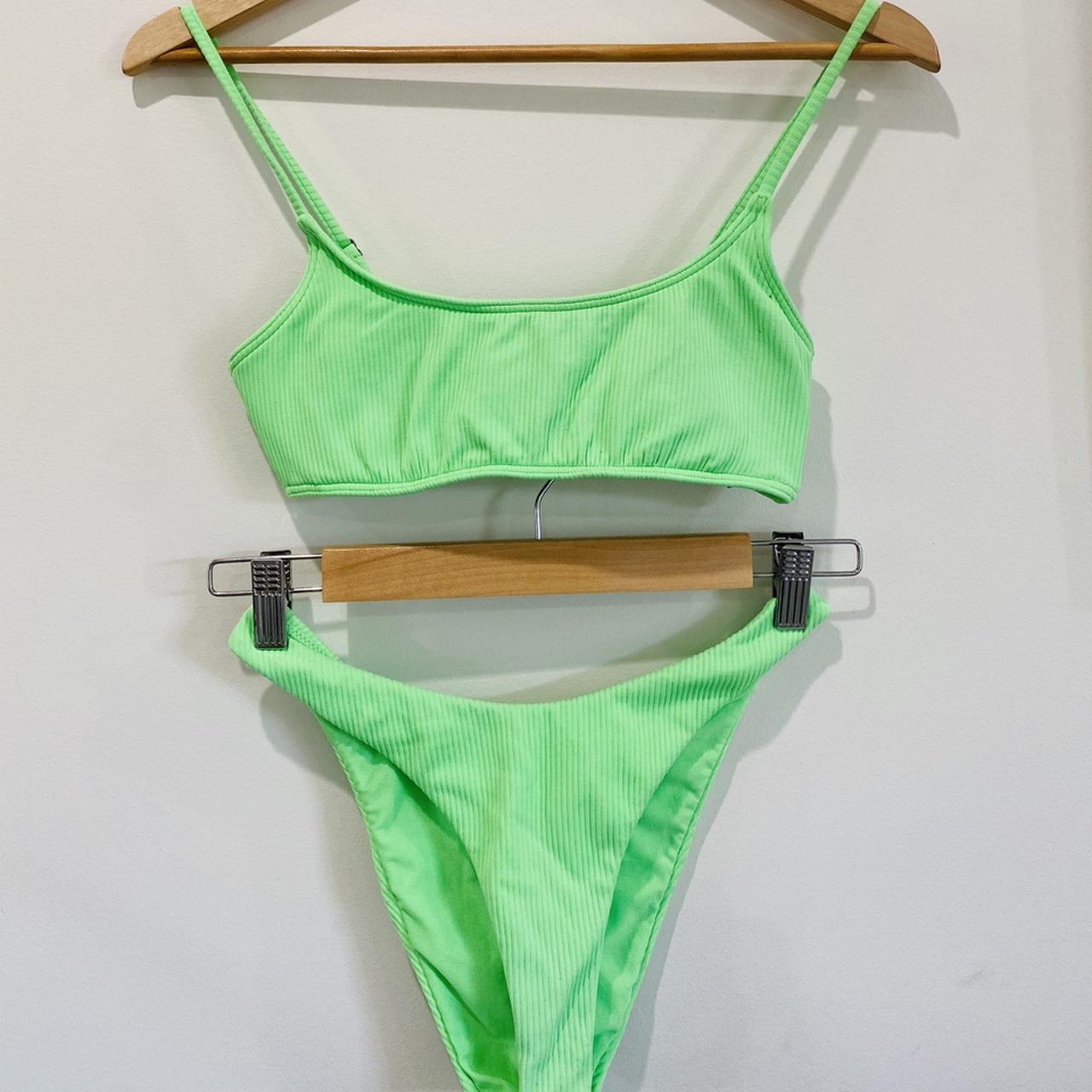 ️S O L D ️ Billabong green bikini set Worn once to... - Depop