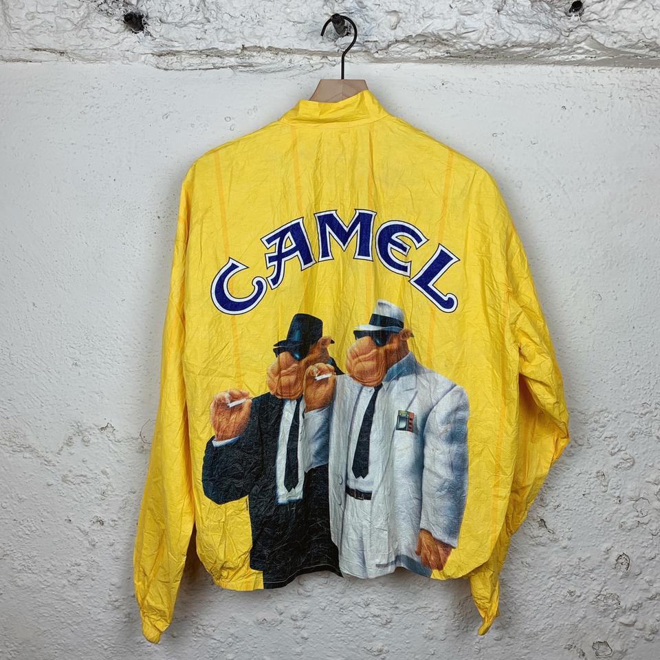 Joe deals camel windbreaker