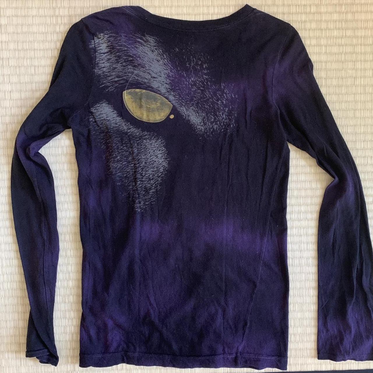 Rick Owens Women's Black and Purple T-shirt (3)