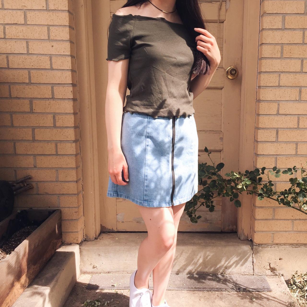 New Ribbed LettuceEdge Crop Top New Heart & Hips... Depop