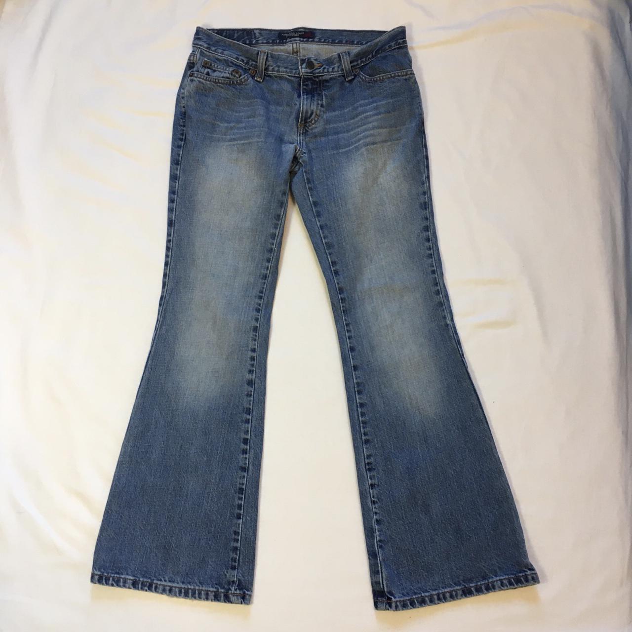 Y2K American Eagle Outfitters Low Rise Flare Jeans,... - Depop