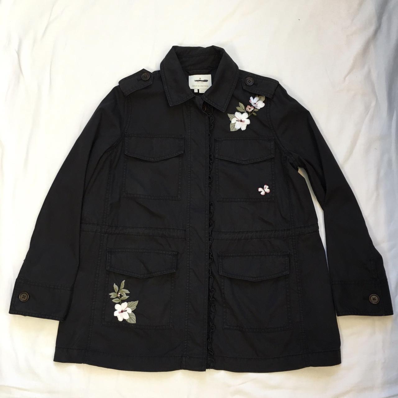 Kate spade 2025 floral army jacket