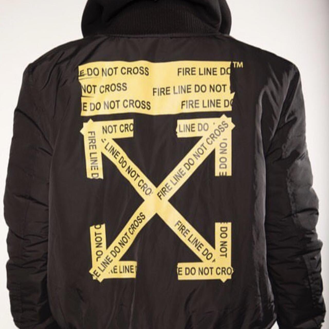 Off white do deals not cross jacket