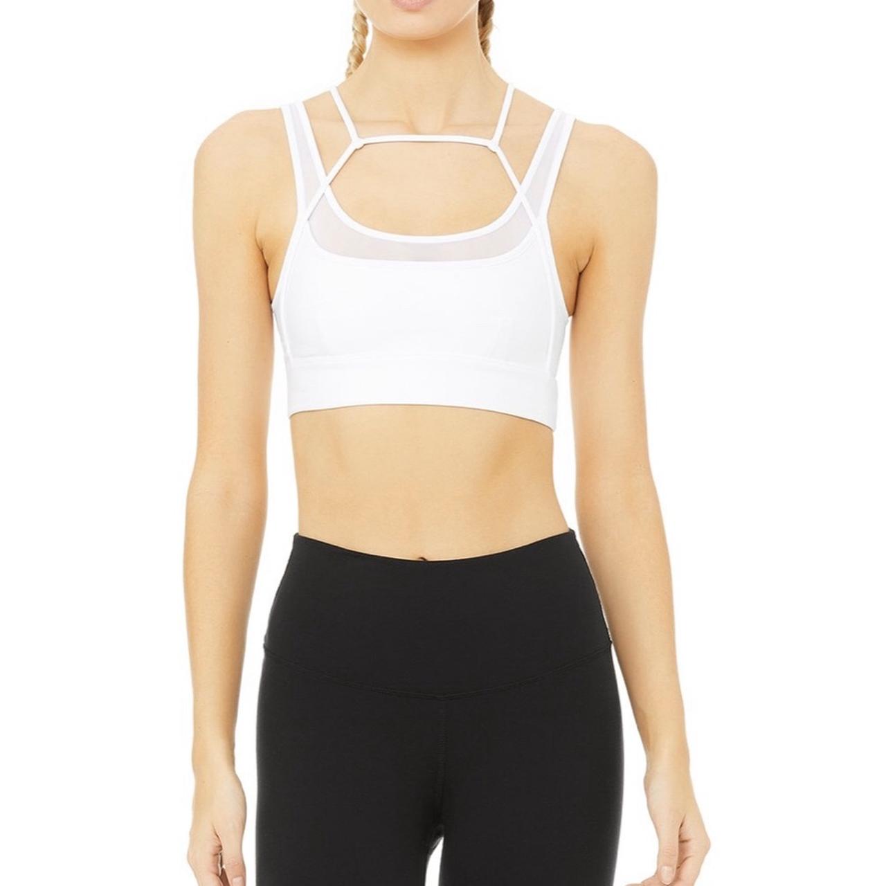 Black Alo Yoga sports bra SIZE XS New with tags - Depop