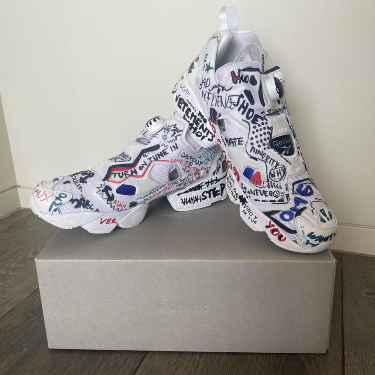 reebok insta pump x vetements