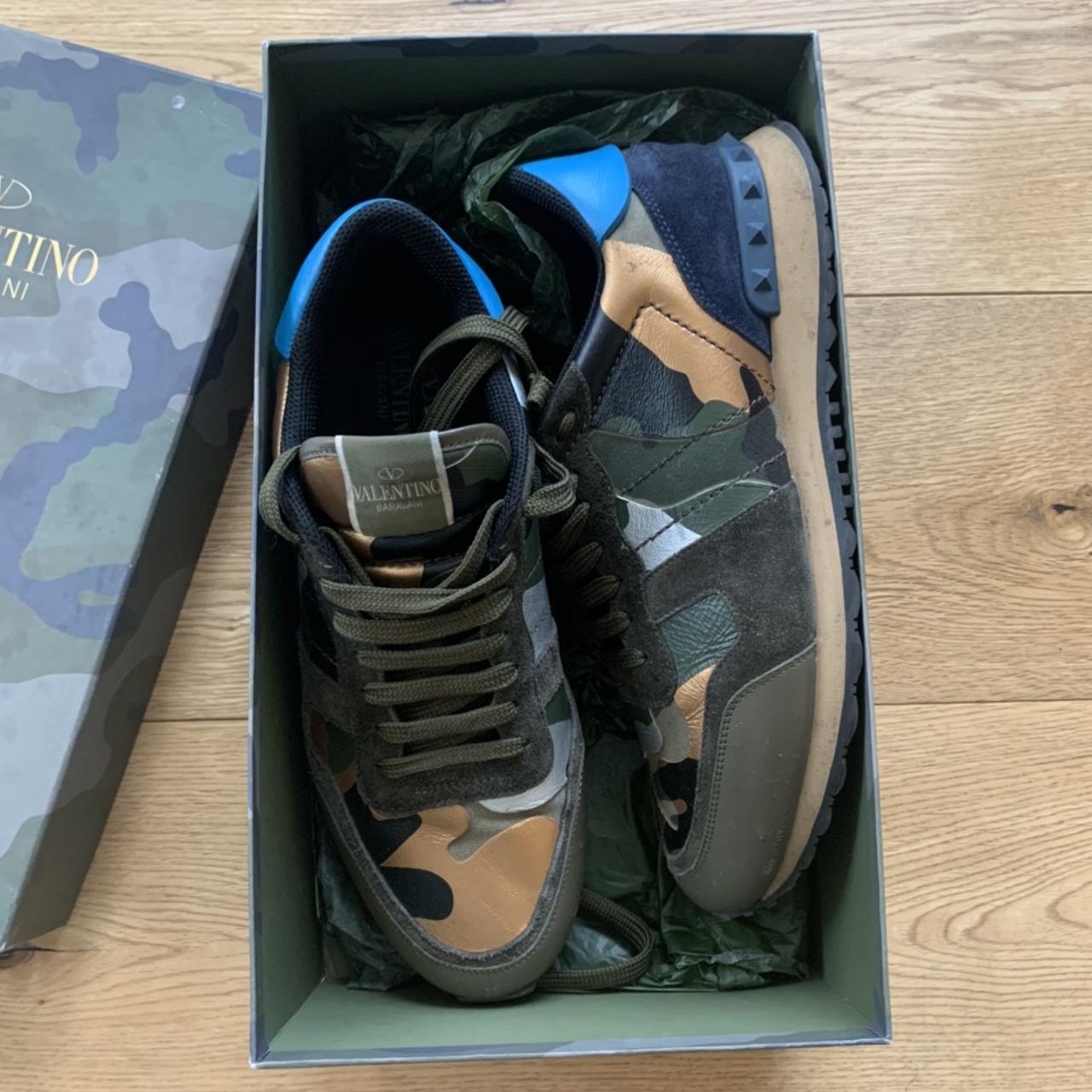 Valentino garavani sale camouflage sneakers