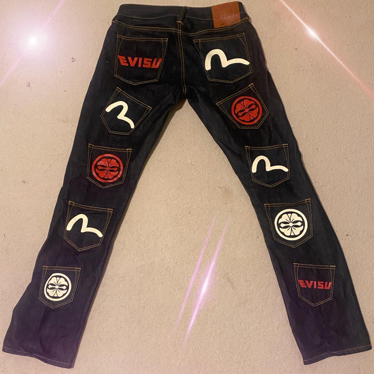 EVISU MULTIPOCKET JEANS 👖📟🏵 LIMITED EDITION PAIR... - Depop