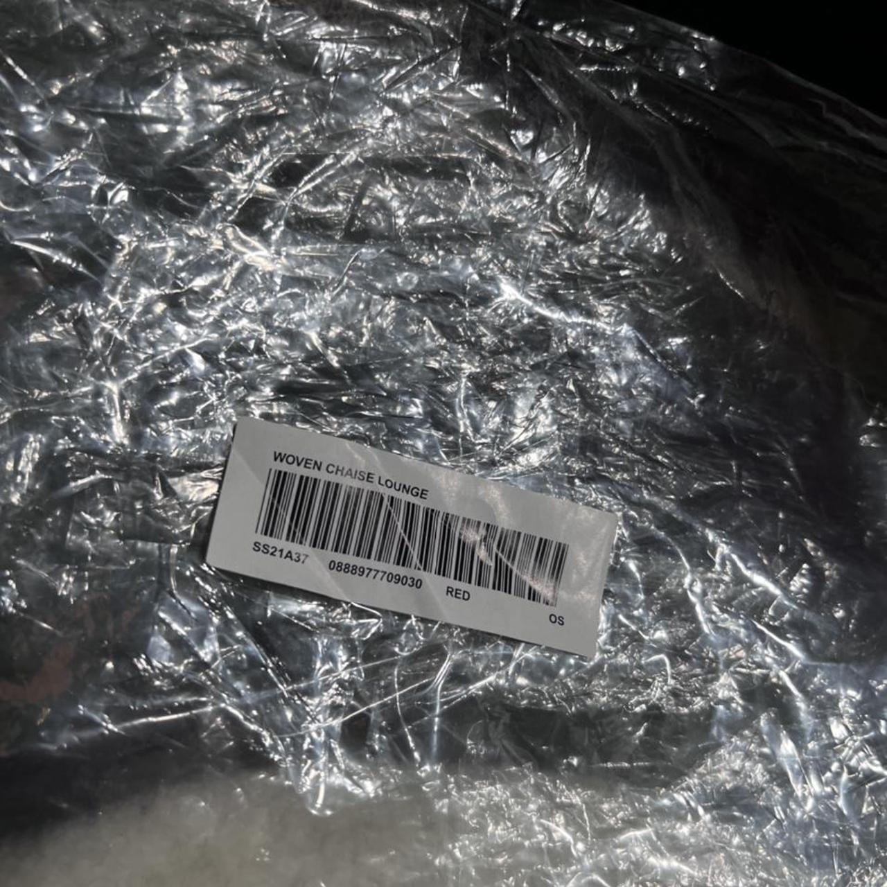 Supreme SS21 Woven Chaise Lounge Chair Red... Depop