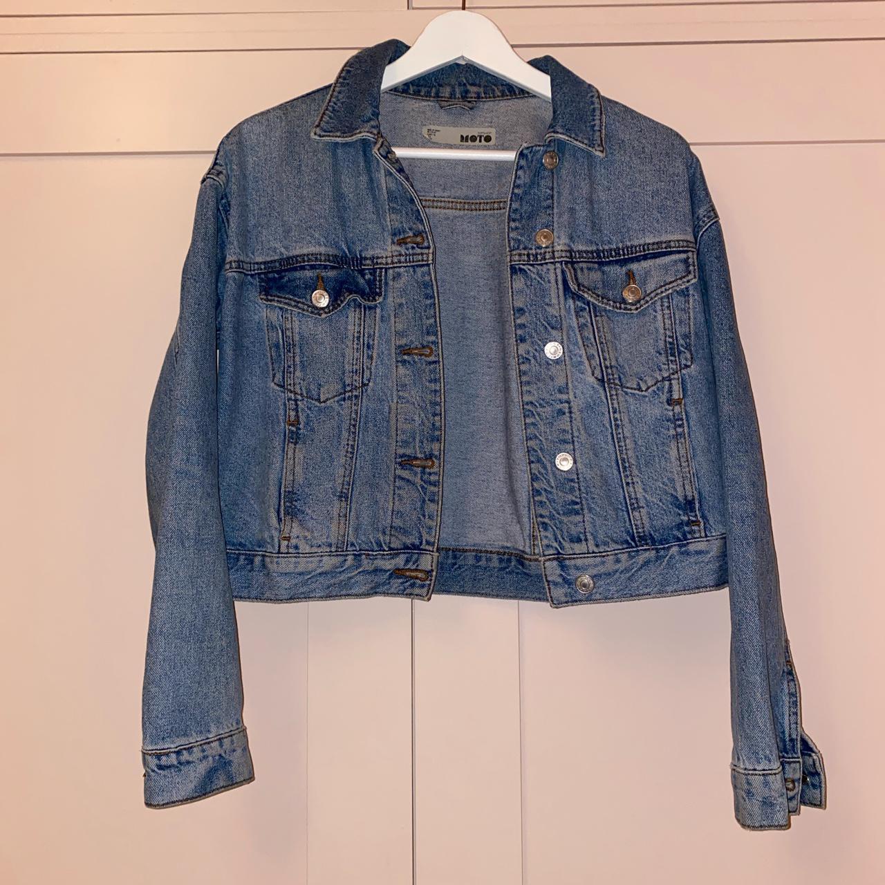 Topshop Women's Blue Jacket | Depop