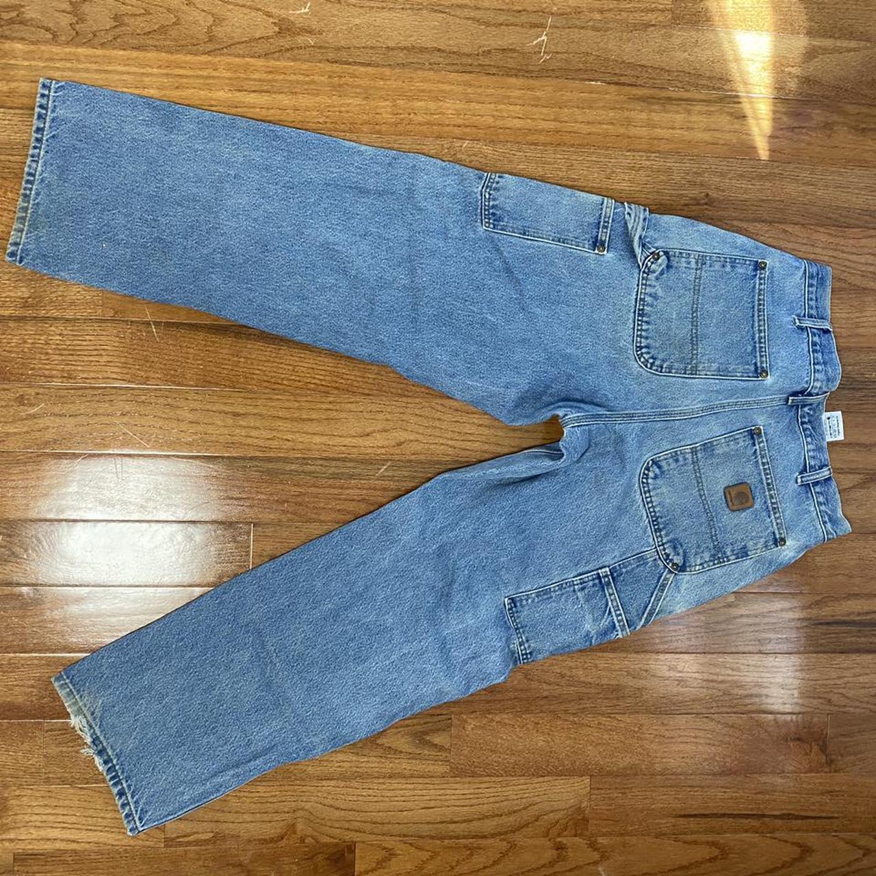 Carhartt Double Knee Denim Jeans Doubleknee Depop 2599