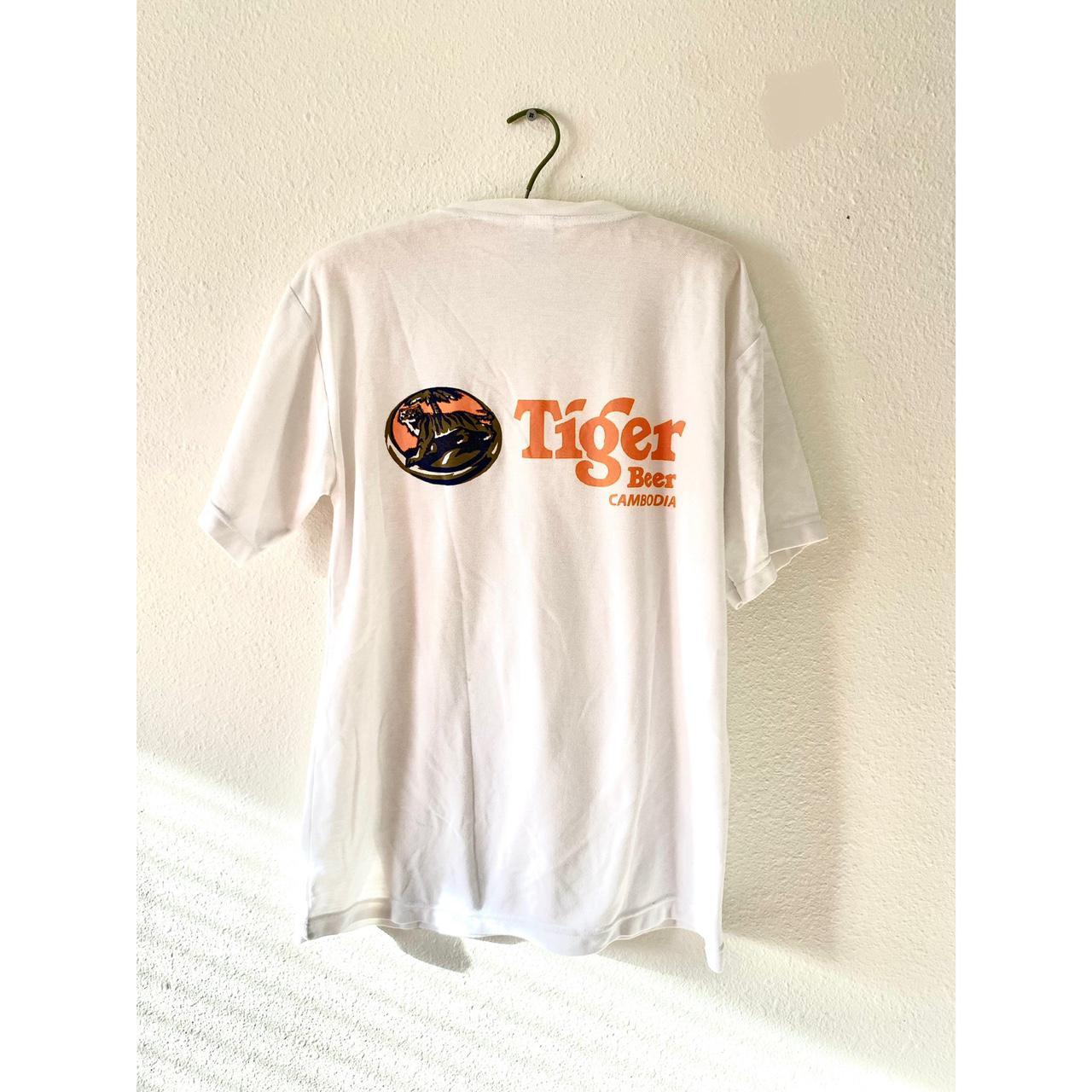 Tiger Beer Vintage Distressed Style T-Shirt