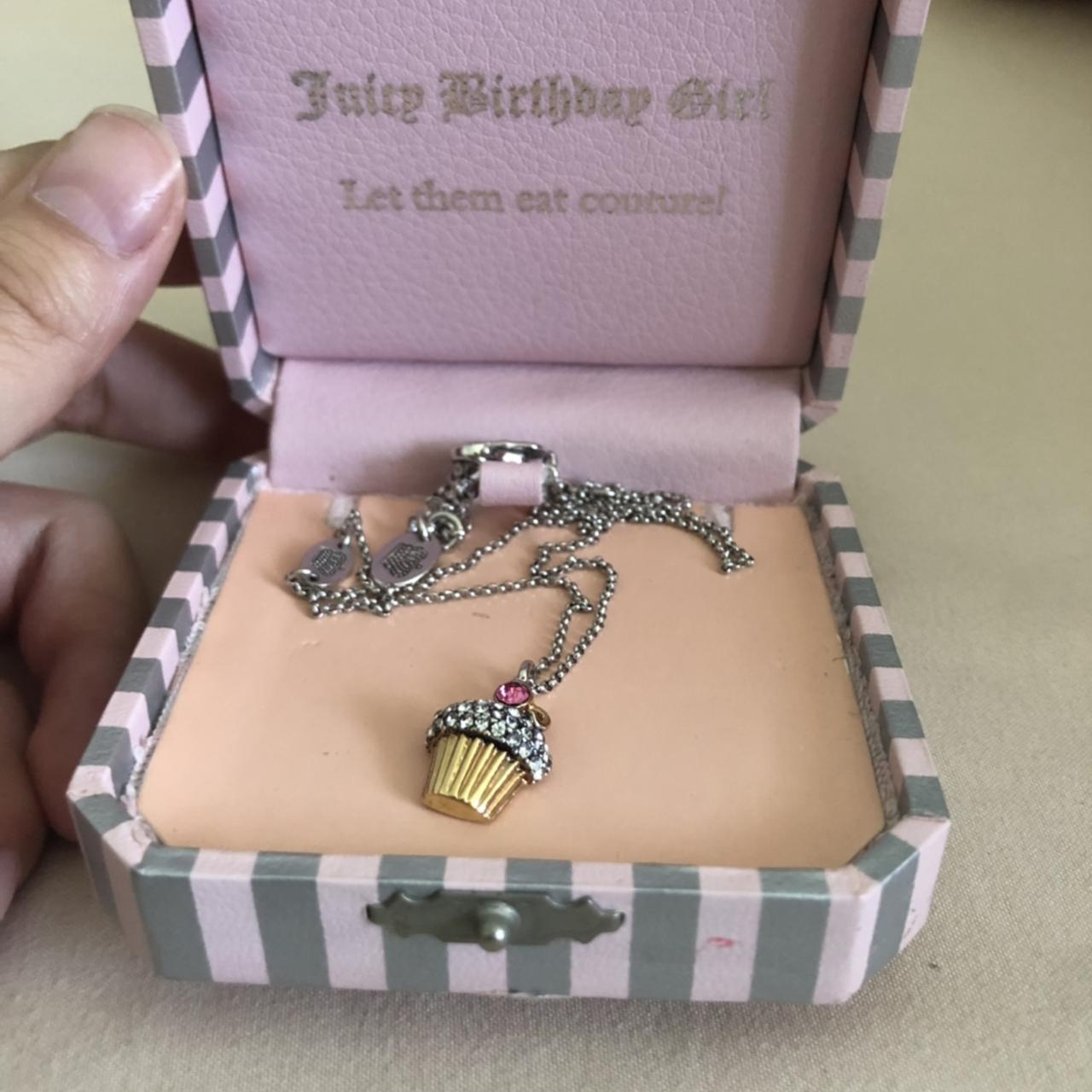 🎀Juicy couture necklace + earring set🎀 Gold juicy - Depop