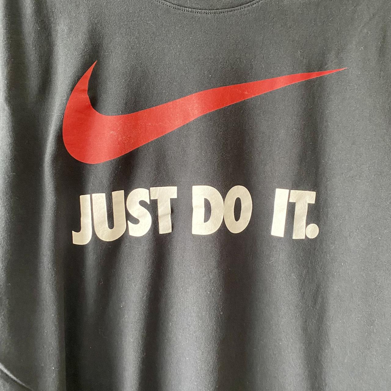 Nike Just Do It Swoosh T-Shirt 🏃🏻 Size: L DM for... - Depop