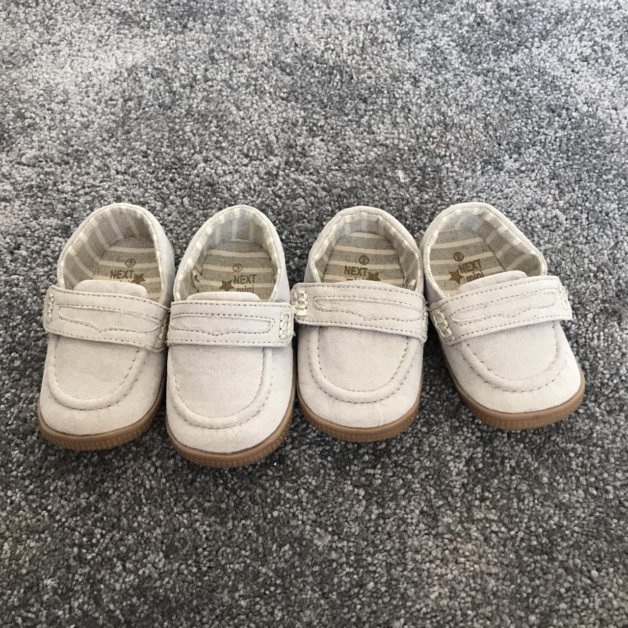 Next baby loafers. Have 2 pairs of these. One size... - Depop