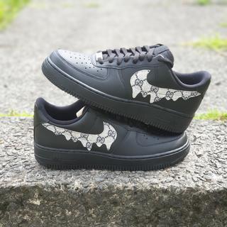 Air Force 1 White & Blue Gucci AF1 - Dripside Customs UK