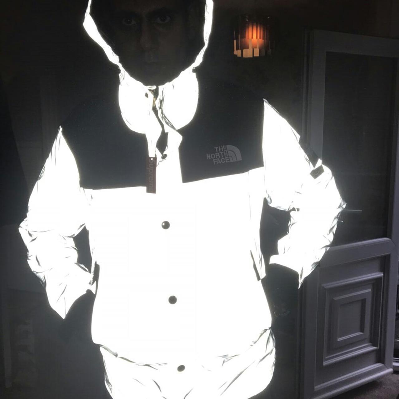 North face hotsell supreme reflective jacket