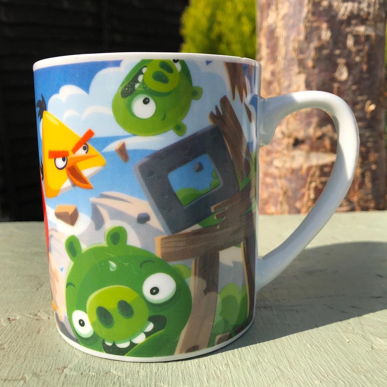 Angry Birds mug Standard size Genuine Rovio printed... - Depop