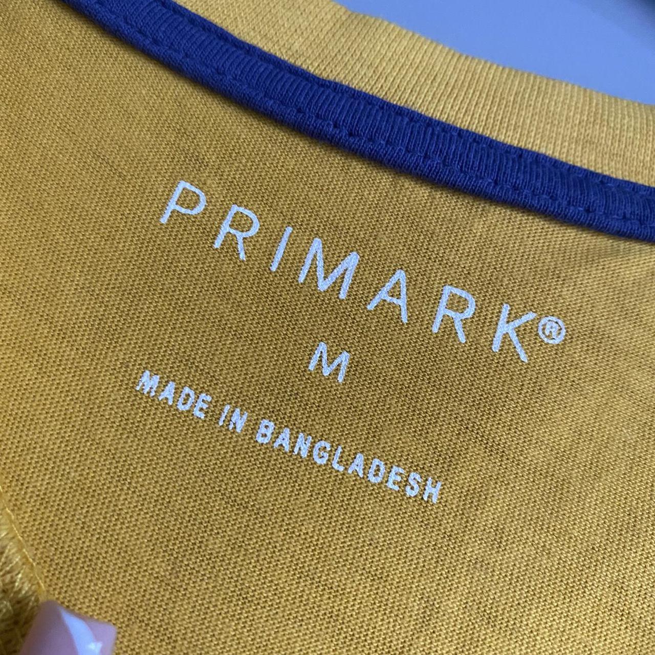 Primark Los Angeles Lion yellow t shirt • Very... Depop