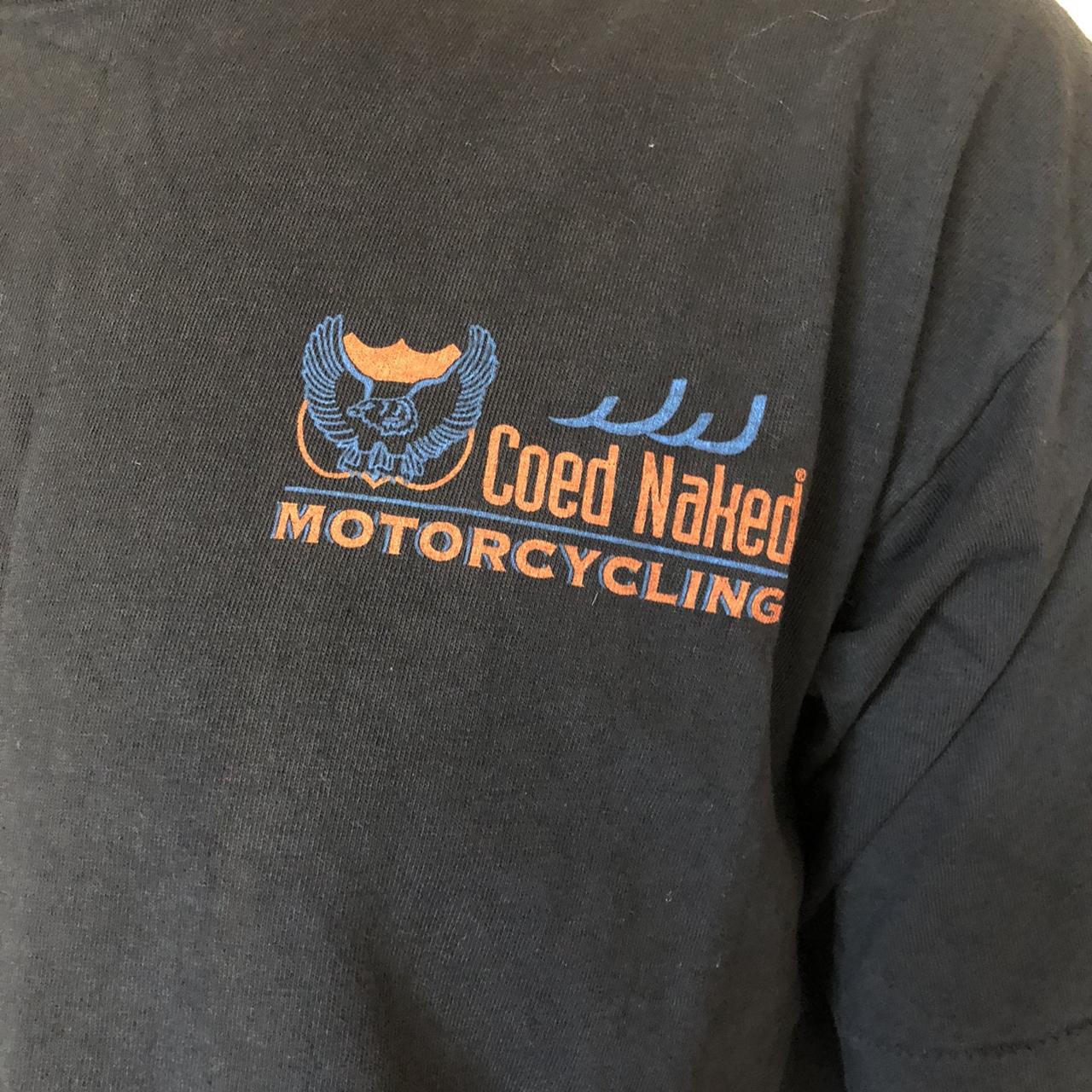 Coed Naked Motorcycling Tee, This 90s tee looks MINT!