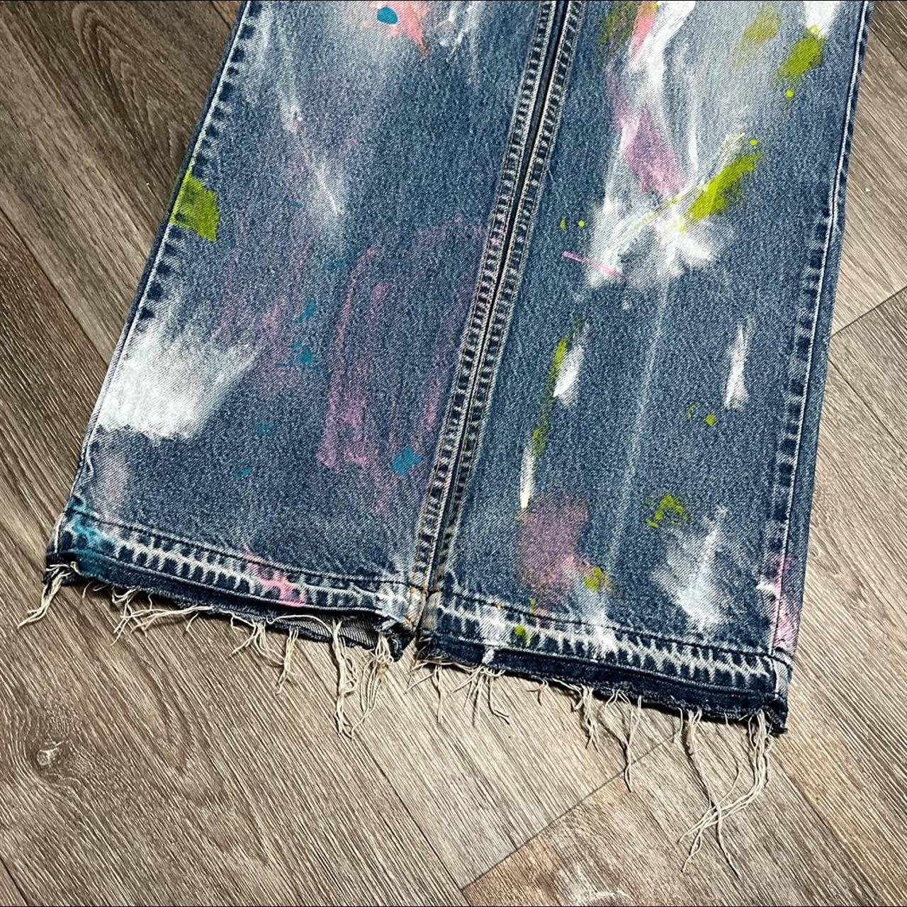 Custom 1 of 1 Levi’s Jeans MADE BY ME / MADE BY... Depop