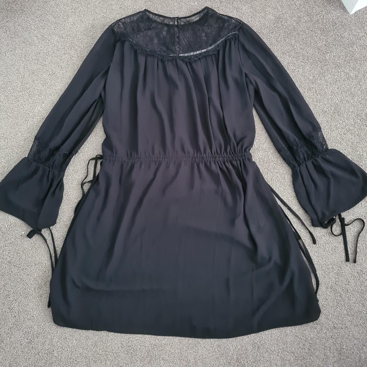 Reiss Women's Black Dress | Depop