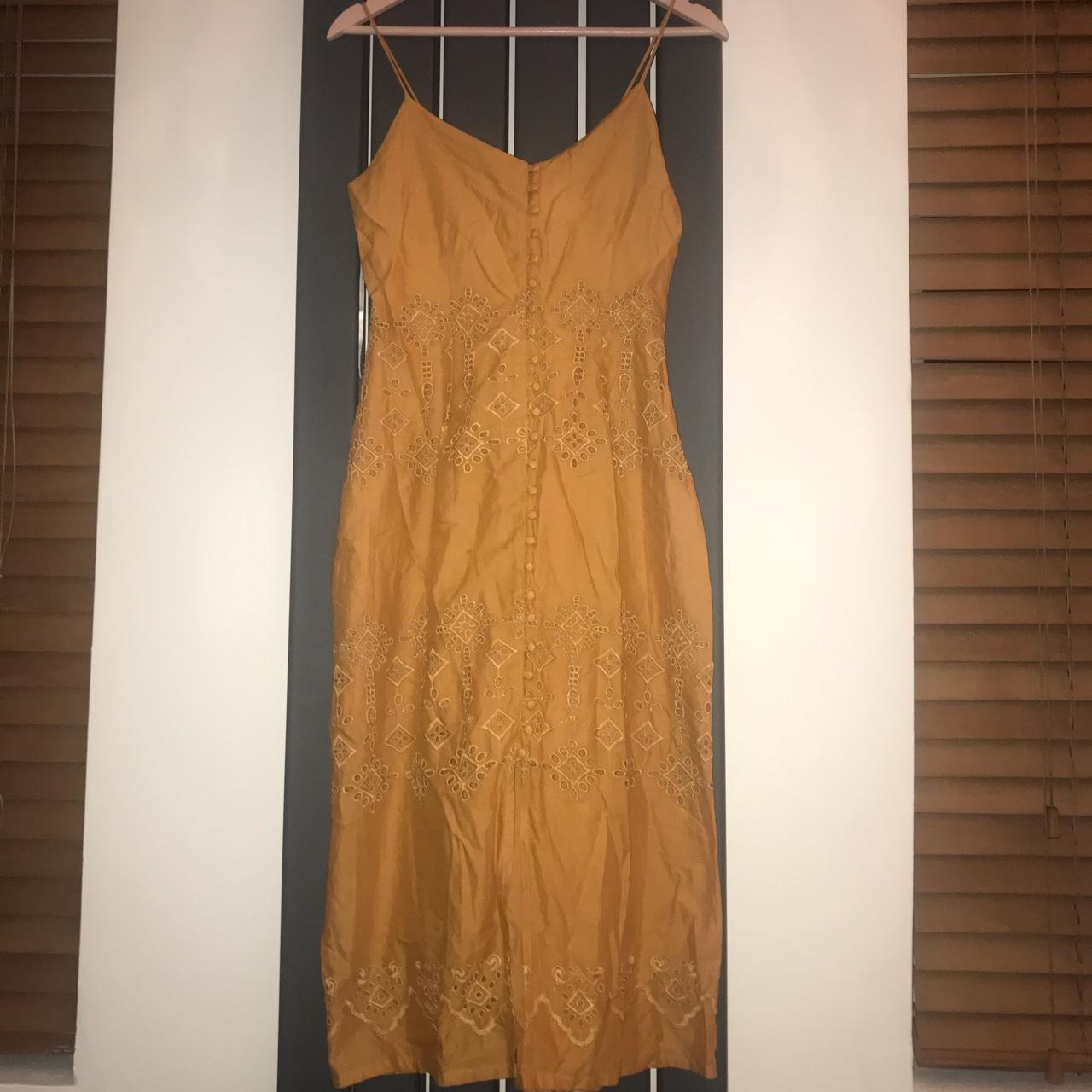 Primark mustard outlet dress