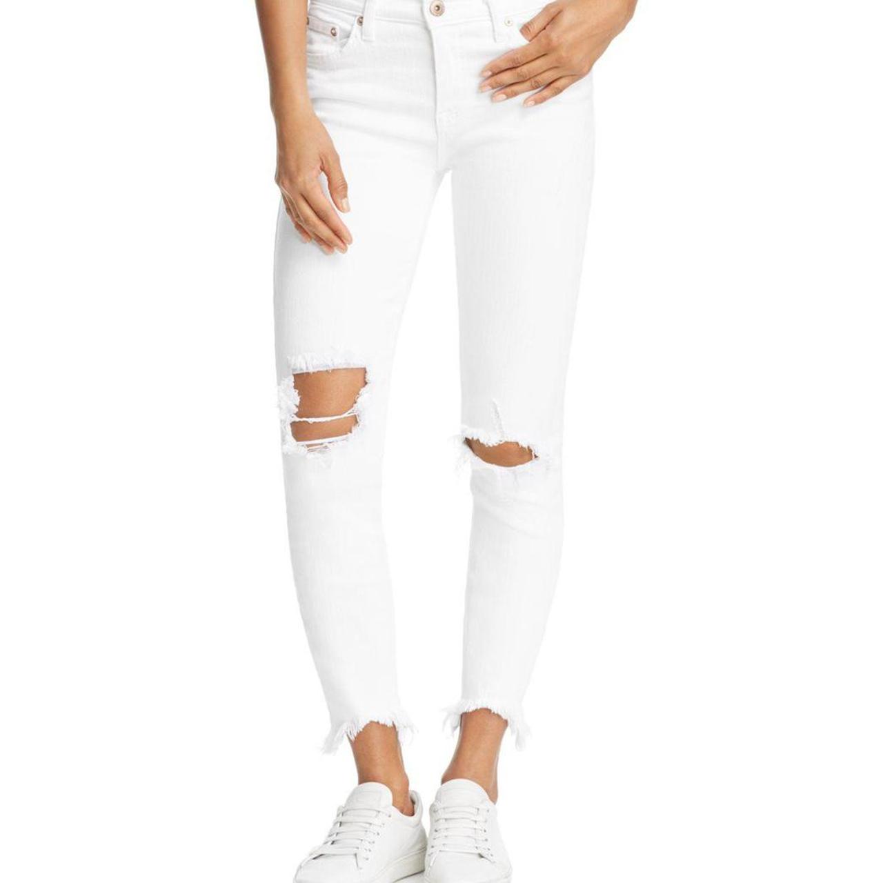 Nordstrom Women's White Jeans | Depop