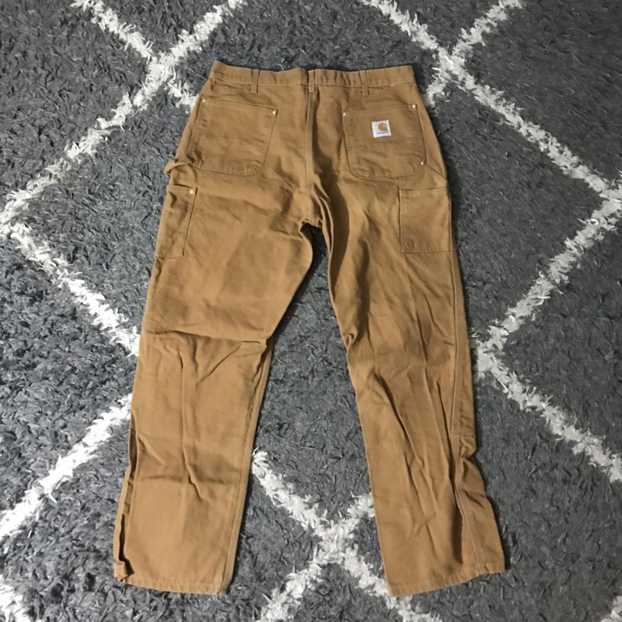 Men’s Carhartt double knee work pants. Original fit.... - Depop