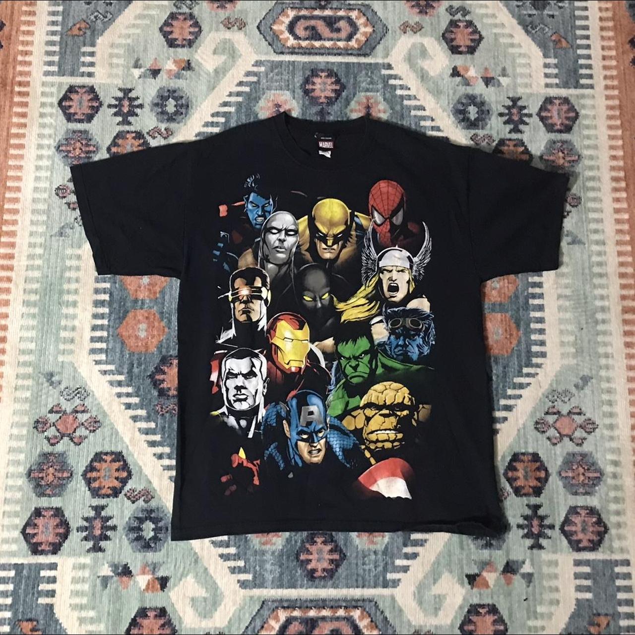 Men’s mad engine Marvel T shirt. Faded and some... - Depop