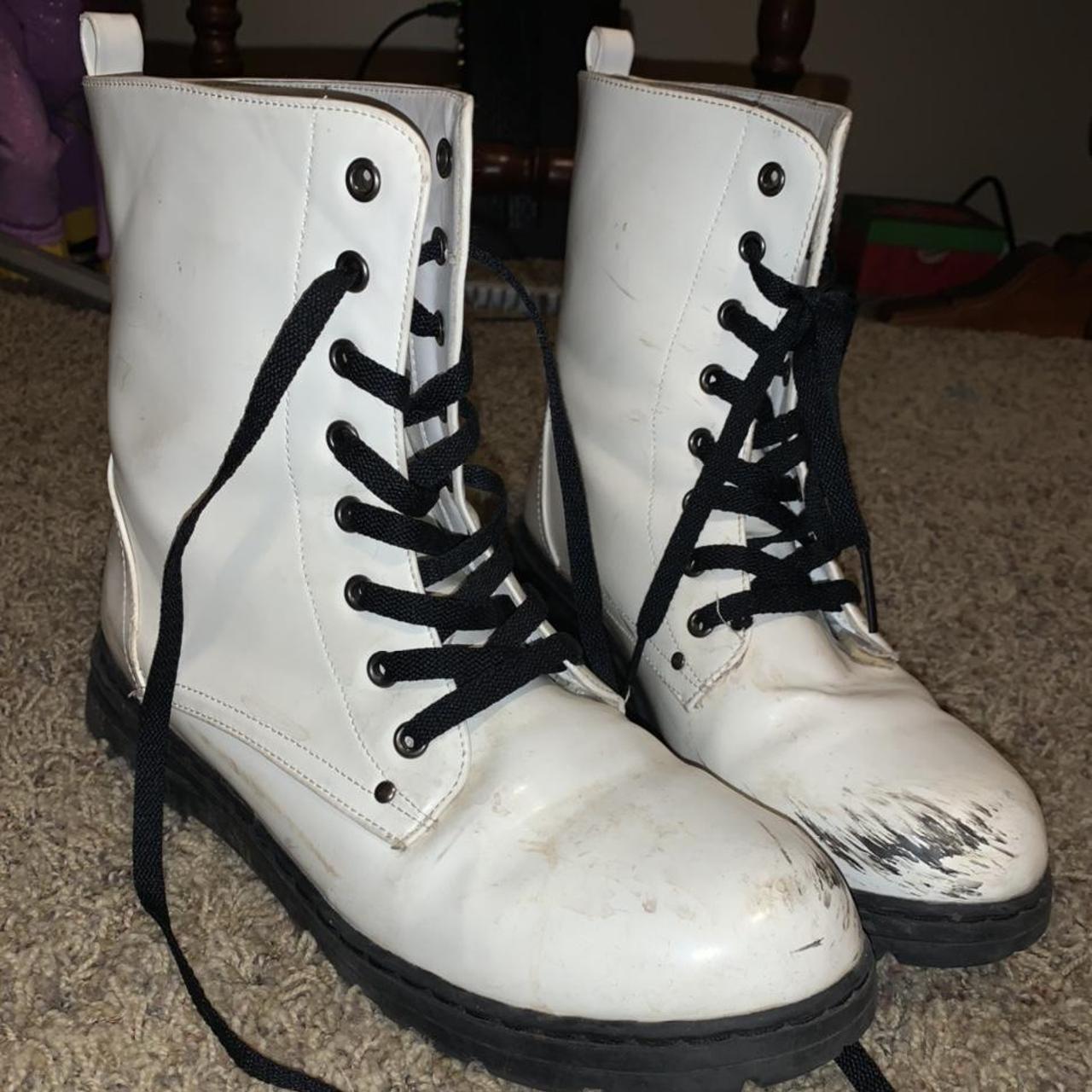 knock off white doc martens
